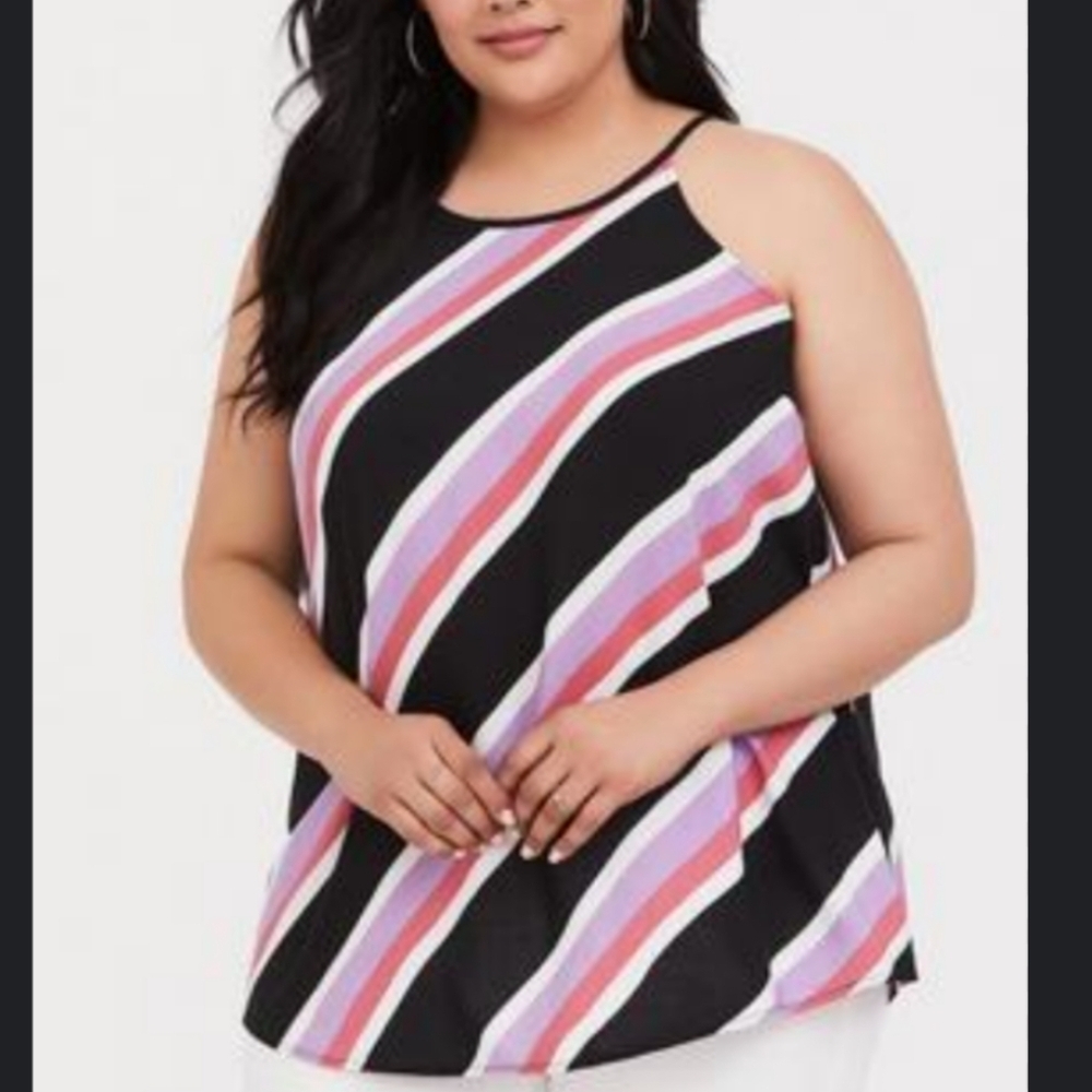 Torrids striped tank top